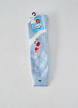 Chaussettes imprimé fantaisie bleu PERRIN enfant