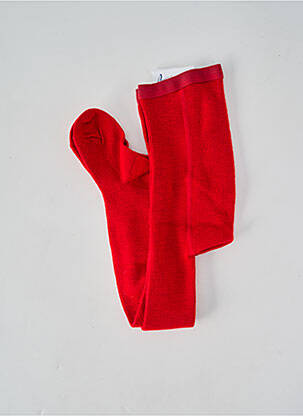 Collants stretch rouge PERRIN fille