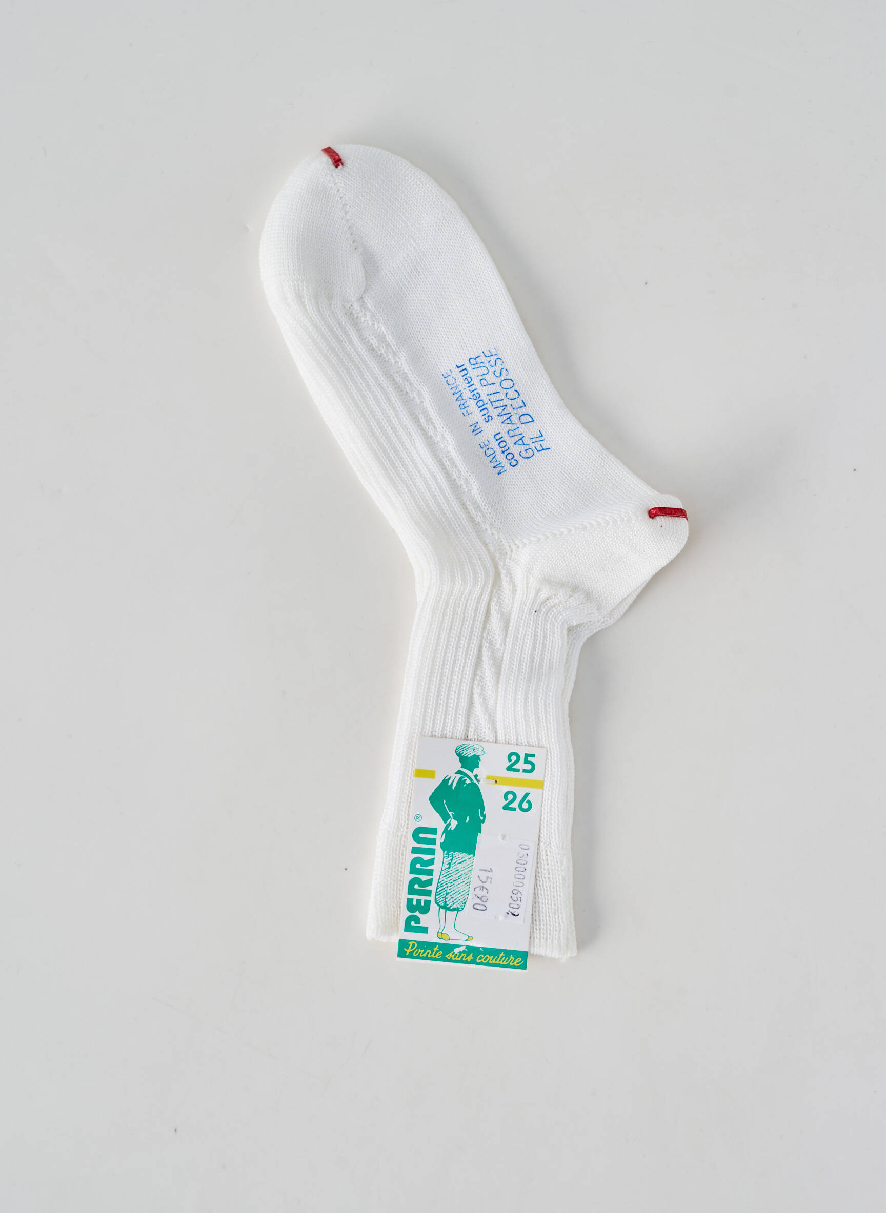 Chaussettes stretch blanc PERRIN enfant
