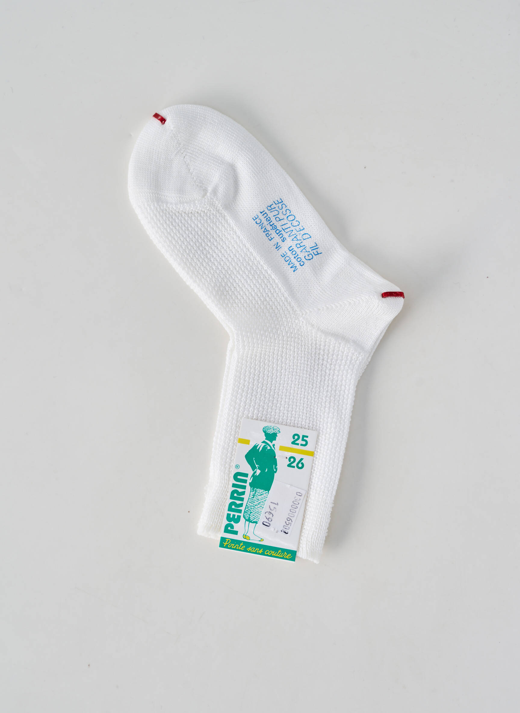 Chaussettes stretch blanc PERRIN enfant