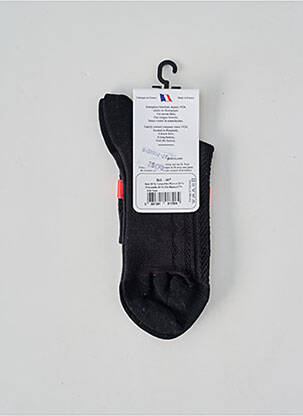 Chaussettes stretch noir PERRIN femme
