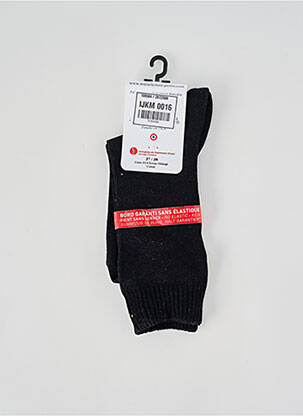 Chaussettes stretch noir PERRIN femme