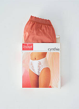 Culotte haute tissage satiné orange TRIUMPH femme