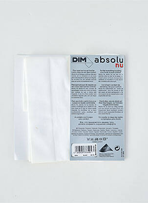 Tanga stretch blanc DIM femme
