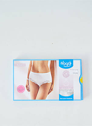 Shorty stretch blanc SLOGGI femme