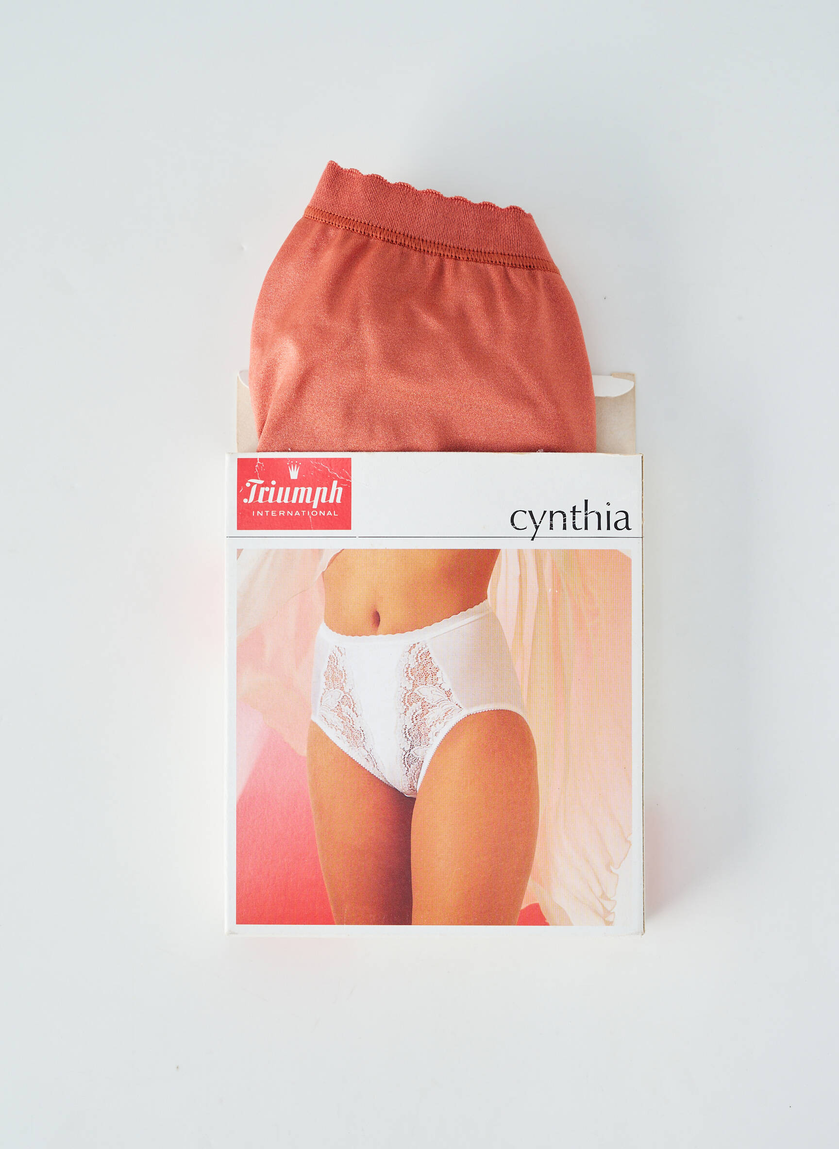 Culotte haute tissage satiné orange TRIUMPH femme