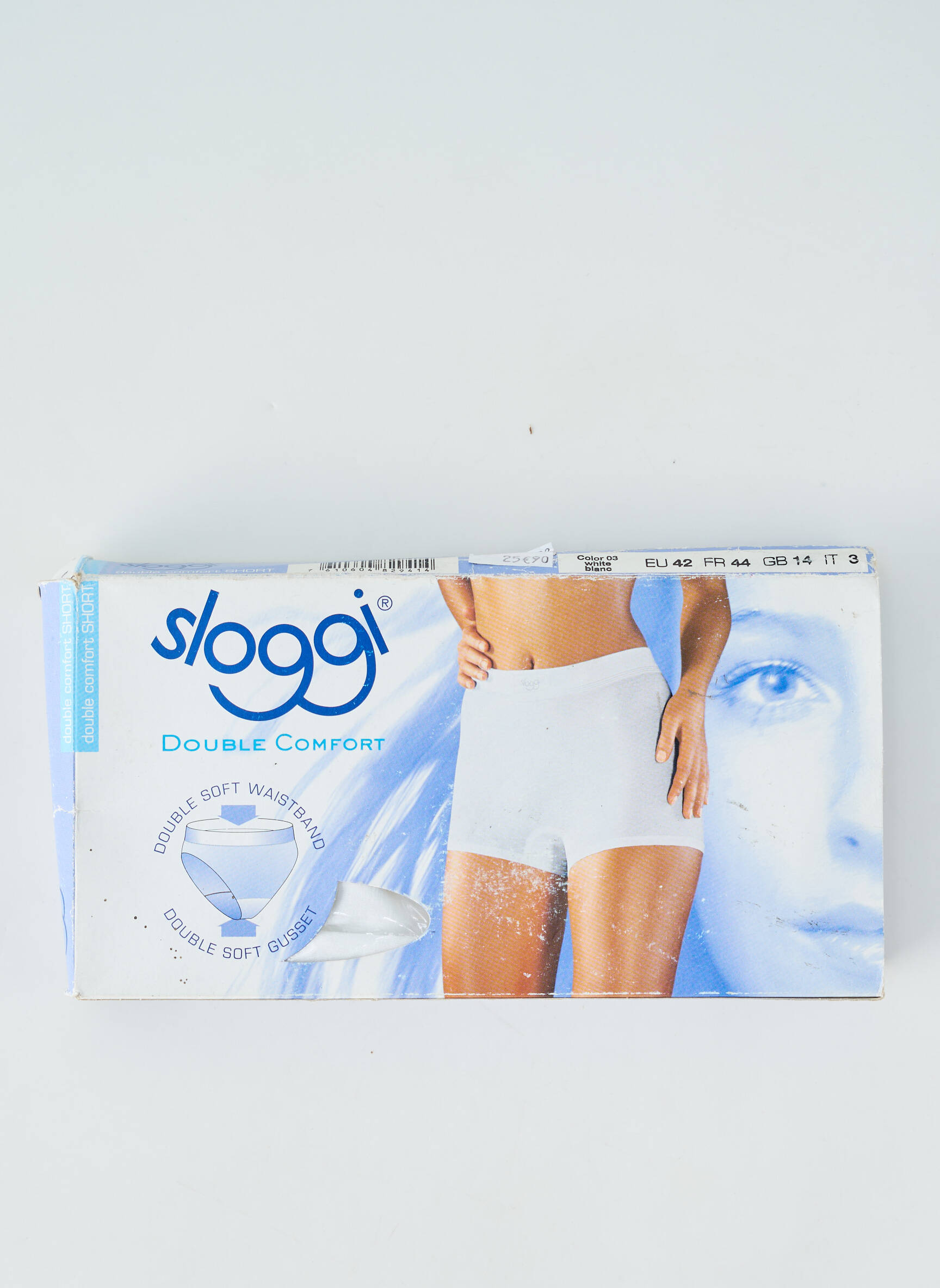 Shorty stretch blanc SLOGGI femme
