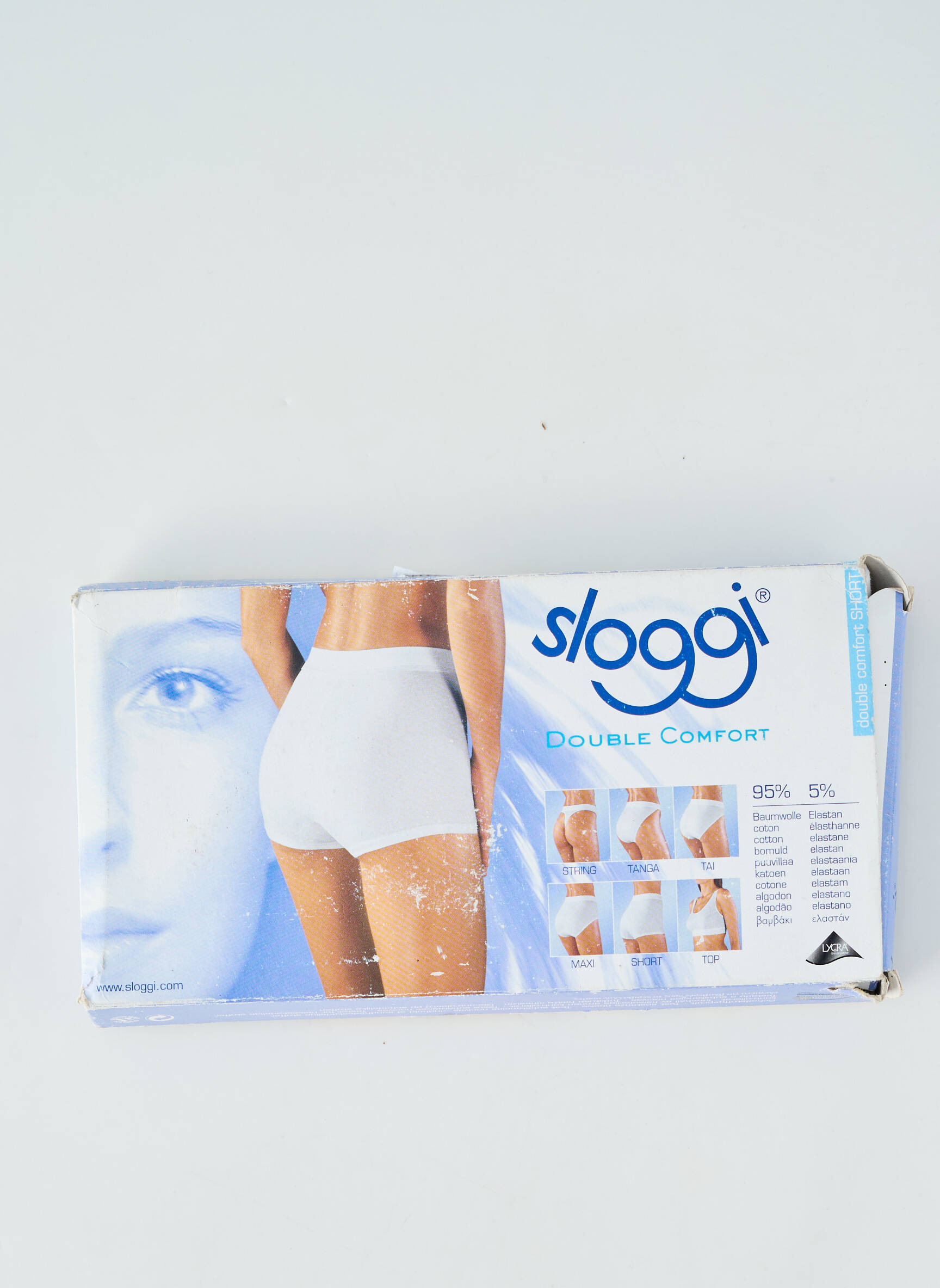 Shorty stretch blanc SLOGGI femme