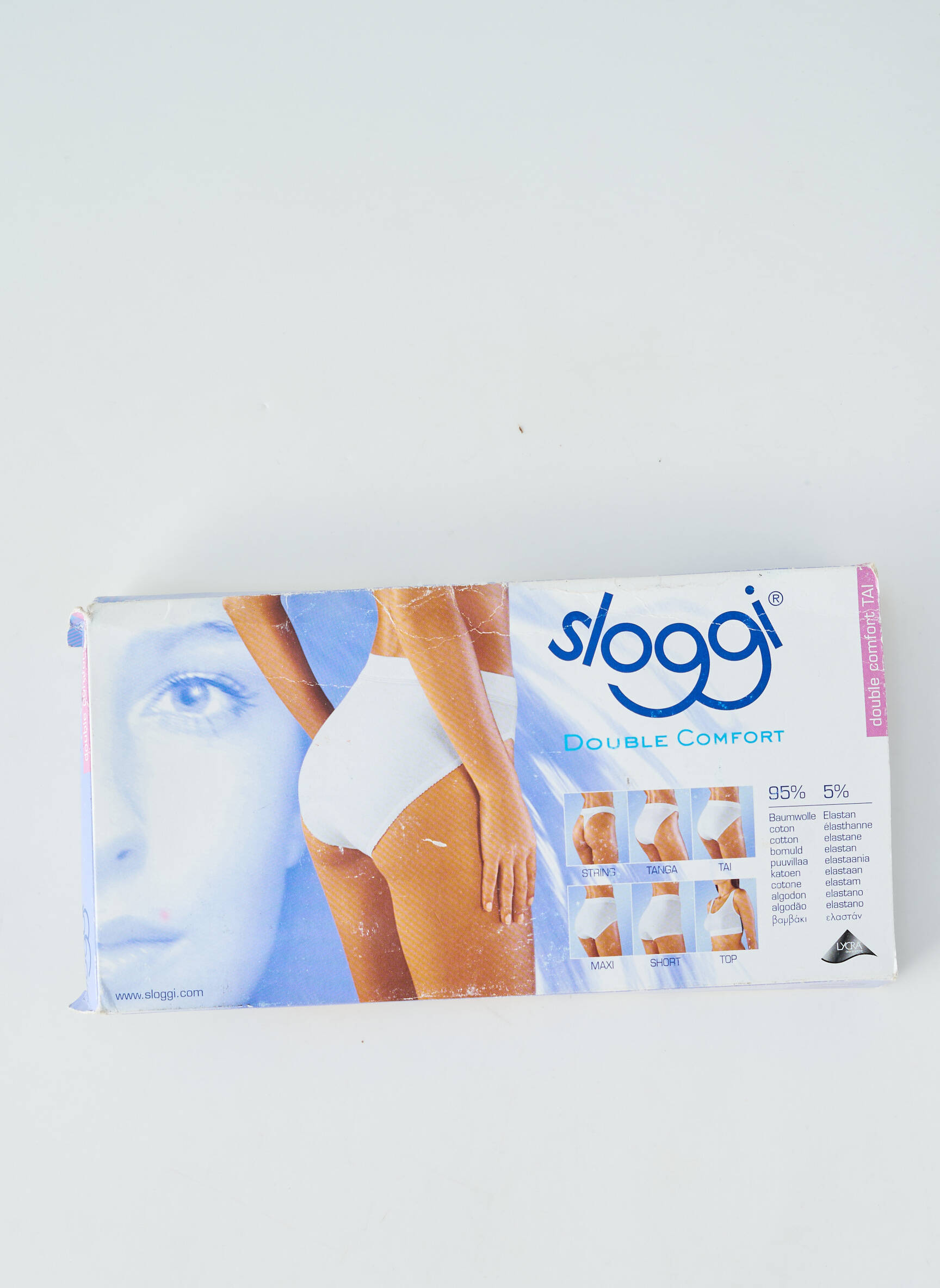 Culotte haute stretch blanc SLOGGI femme