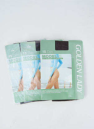 Collants stretch marron GOLDEN LADY femme