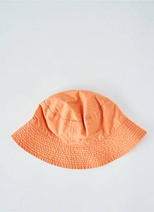 Chapeau tissage popeline orange PETIT BATEAU garçon