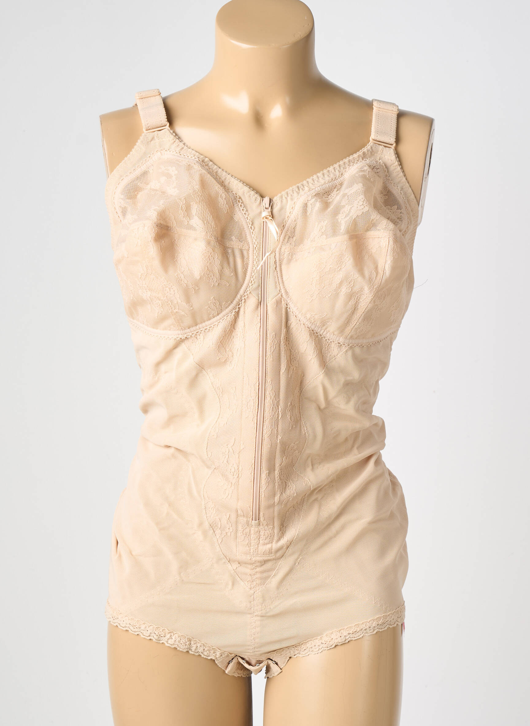 Body lingerie tissage dentelle beige TRIUMPH femme