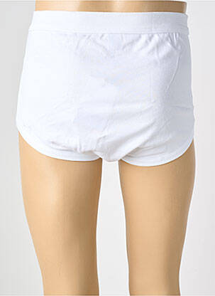 Slip tissage popeline blanc ARMOR LUX homme