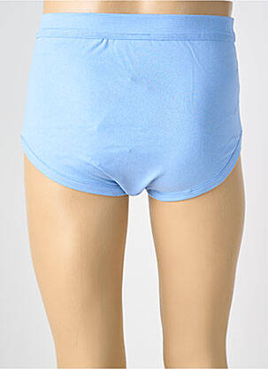Slip tissage popeline bleu ARMOR LUX homme