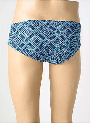 Slip tissage popeline bleu ARMOR LUX homme