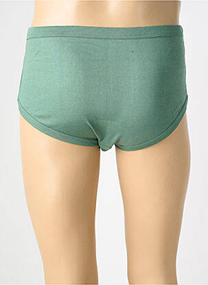 Slip tissage popeline vert JET homme