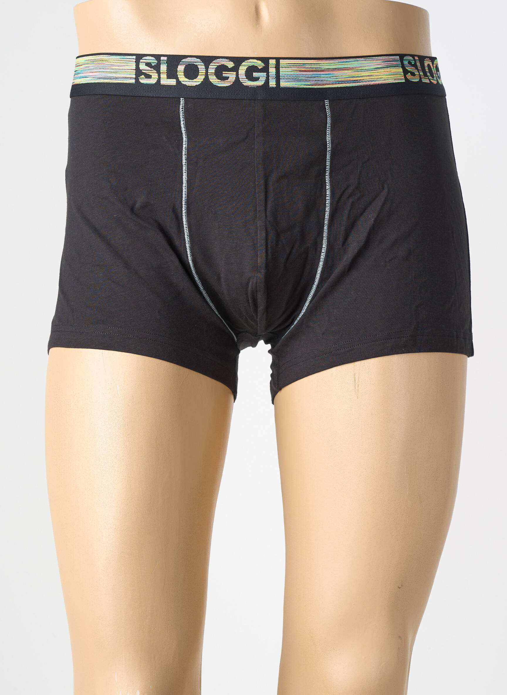 Boxer stretch noir SLOGGI homme