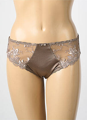 Culotte broderie marron TRIUMPH femme