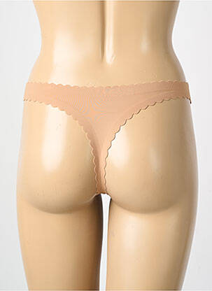 String string beige DIM femme