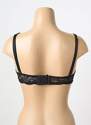 Soutien-gorge avec armature haut bandeau noir DIM femme