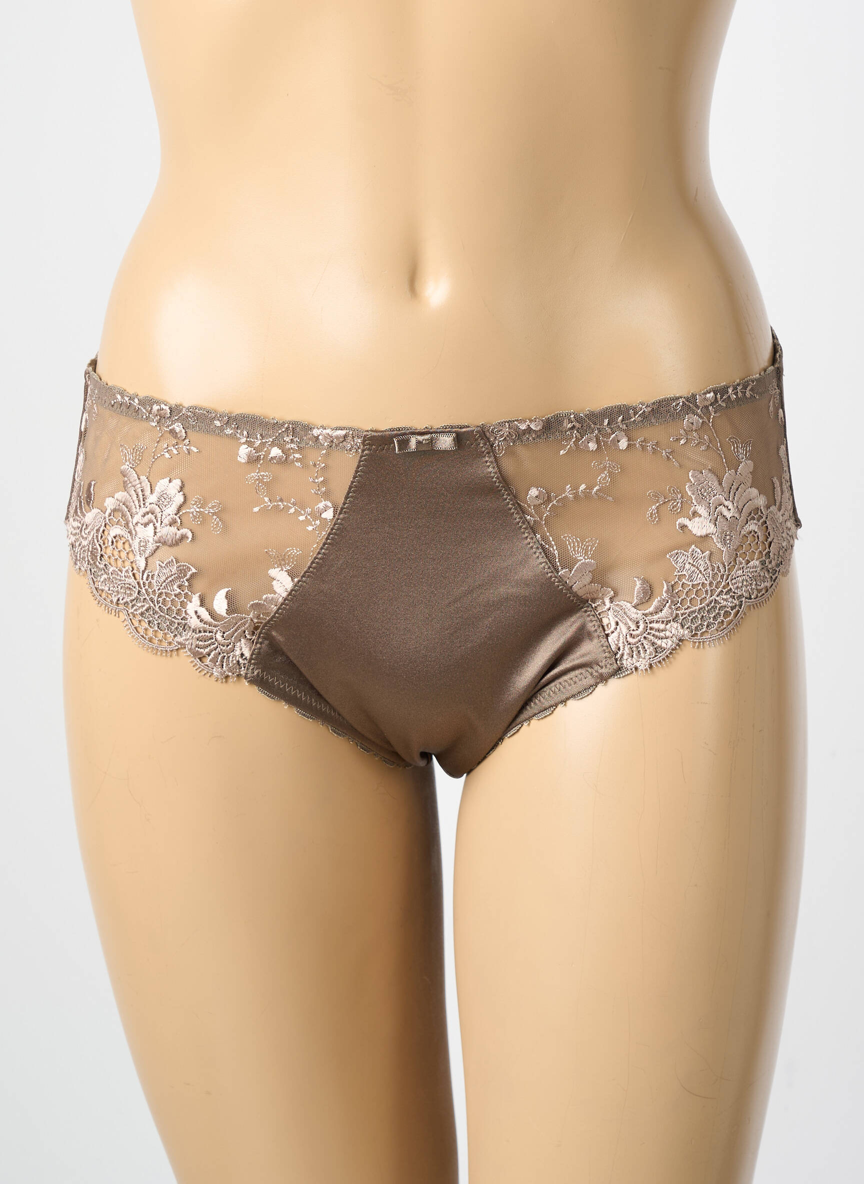 Culotte broderie marron TRIUMPH femme