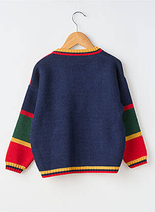 Gilet manches longues col v rouge COME BACK enfant