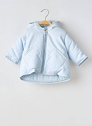Blouson coupe droite bleu PETIT BATEAU fille