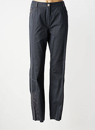 Pantalon droit stretch taille normale gris JAC JAC femme