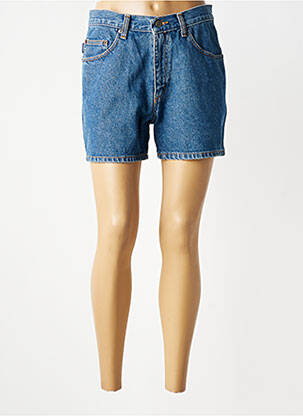 Short tissage denim taille normale bleu LUCCHINI femme