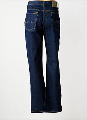 Jeans coupe droite fermeture zippée sous rabat boutonné taille normale bleu CBK homme