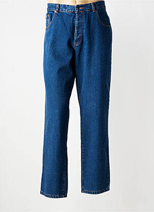 Jeans coupe droite fermeture boutonnée sur le devant taille normale bleu LUCKY homme