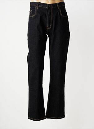 Jeans coupe droite stretch taille normale bleu PIERRE D'ARLANC homme