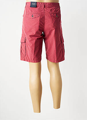 Bermuda tissage popeline taille normale rouge PETER COFOX homme