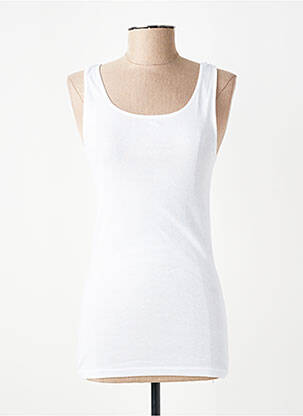 Top/caraco tissage jersey blanc TRIUMPH femme