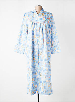 Chemise de nuit imprimé fleurs bleu PRIVILEGE femme
