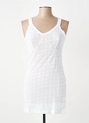 Jupon /fond de robe coupe cintrée blanc ARMOR LUX femme