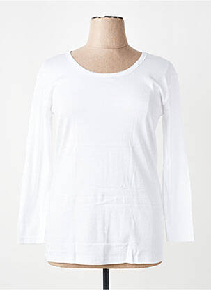 T-shirt manches longues manches longues blanc JET femme