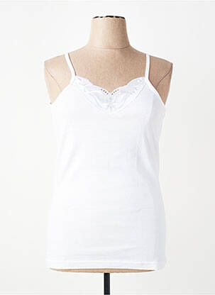 Top/caraco broderie blanc TRIANGLE D'OR femme