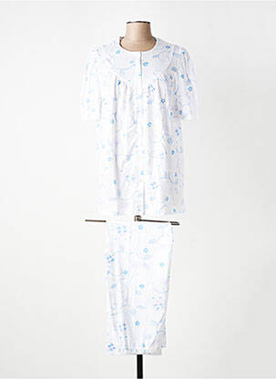 Pyjama manches courtes blanc TRIUMPH femme