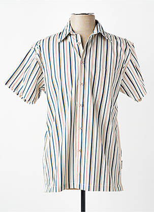 Chemise manches courtes coupe droite beige CBK homme