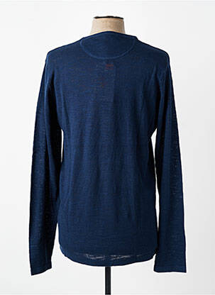 T-shirt coupe cintrée manches longues bleu CBK homme