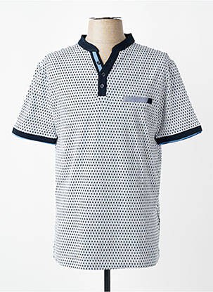 T-shirt stretch manches courtes bleu COFOX homme