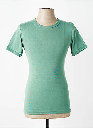 T-shirt tissage jersey manches courtes vert JET homme