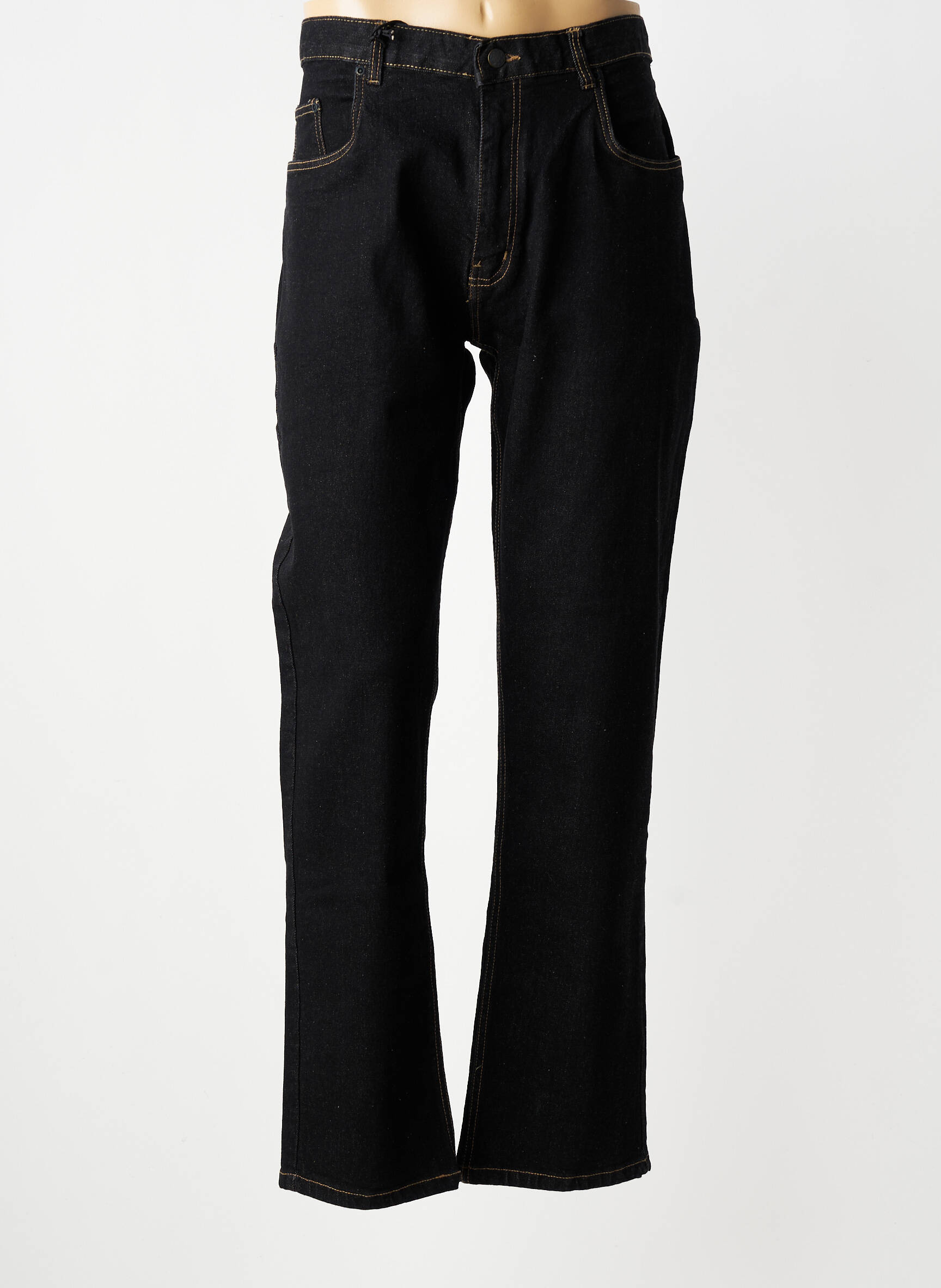 Jeans coupe droite stretch taille normale bleu PIERRE D'ARLANC homme