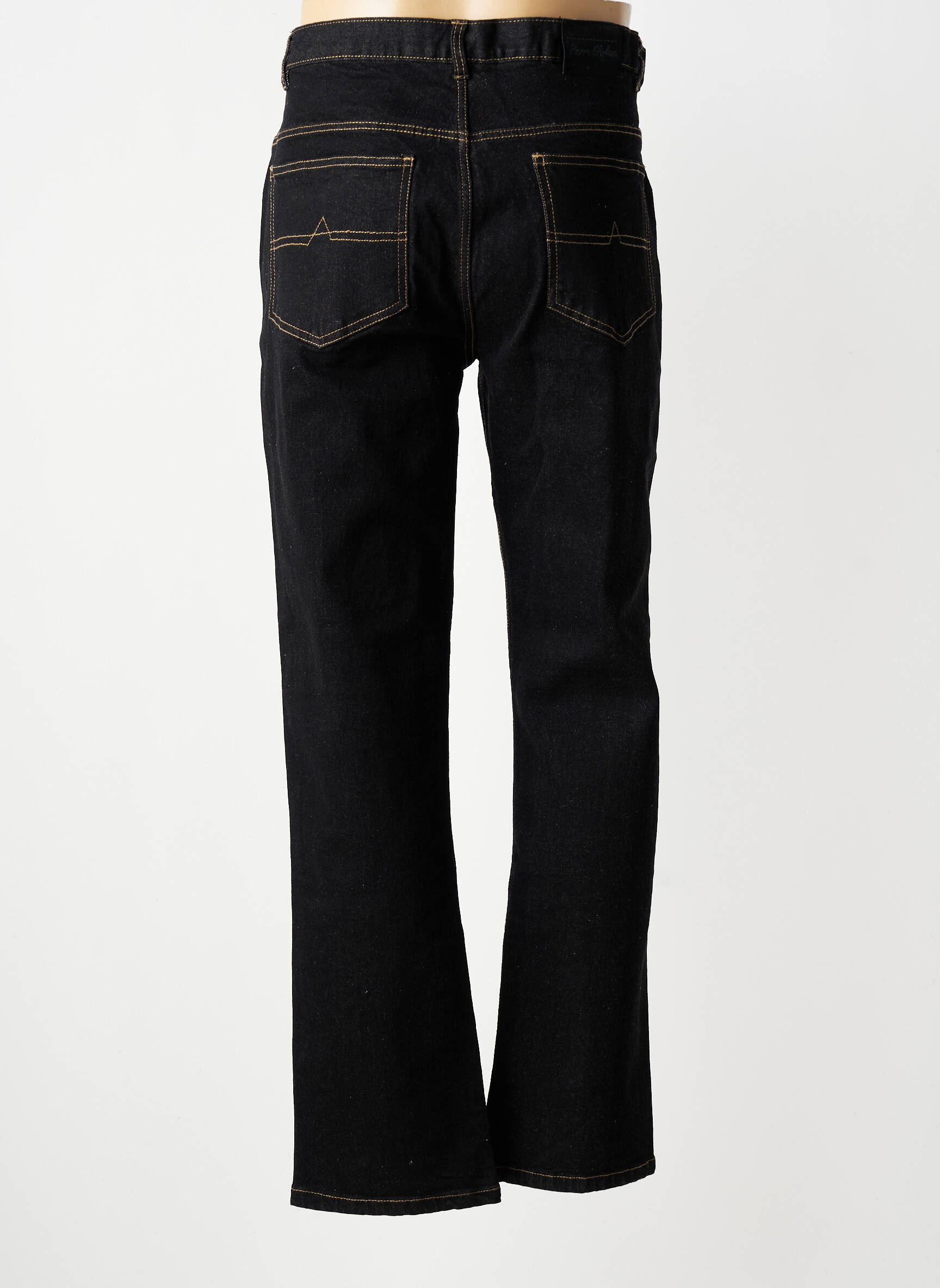Jeans coupe droite stretch taille normale bleu PIERRE D'ARLANC homme