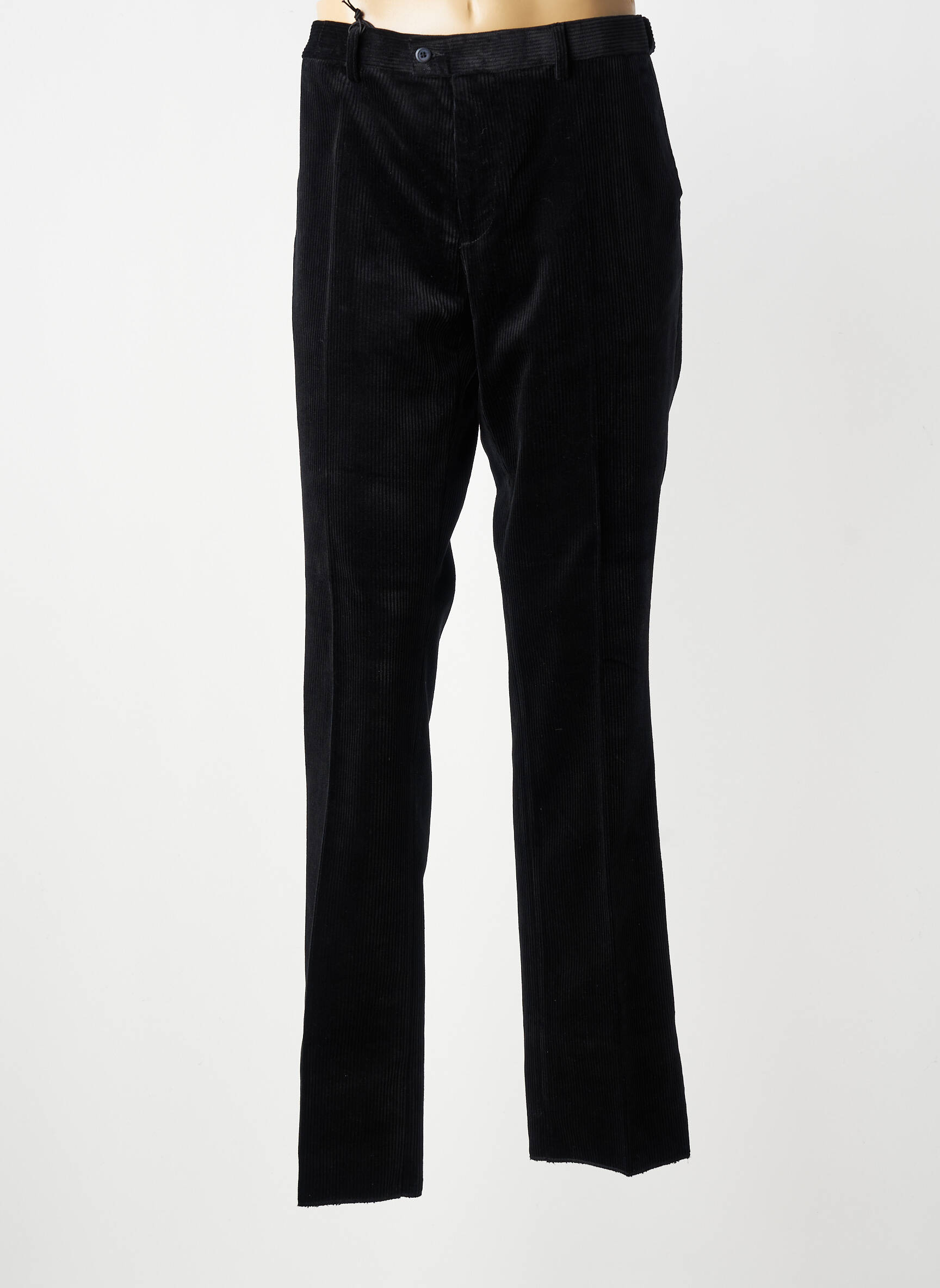 Pantalon droit stretch taille normale noir PIERRE D'ARLANC homme