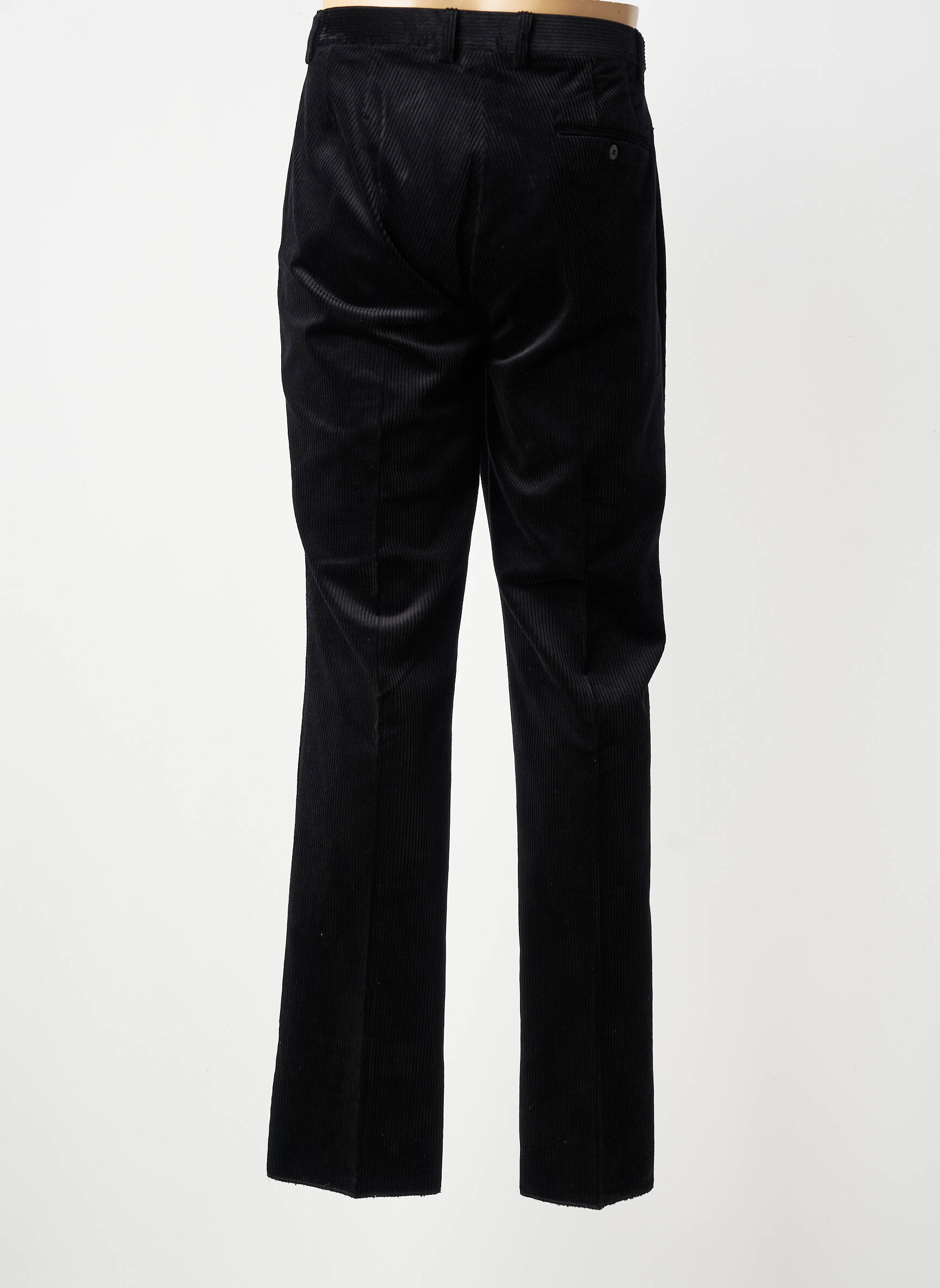 Pantalon droit stretch taille normale noir PIERRE D'ARLANC homme
