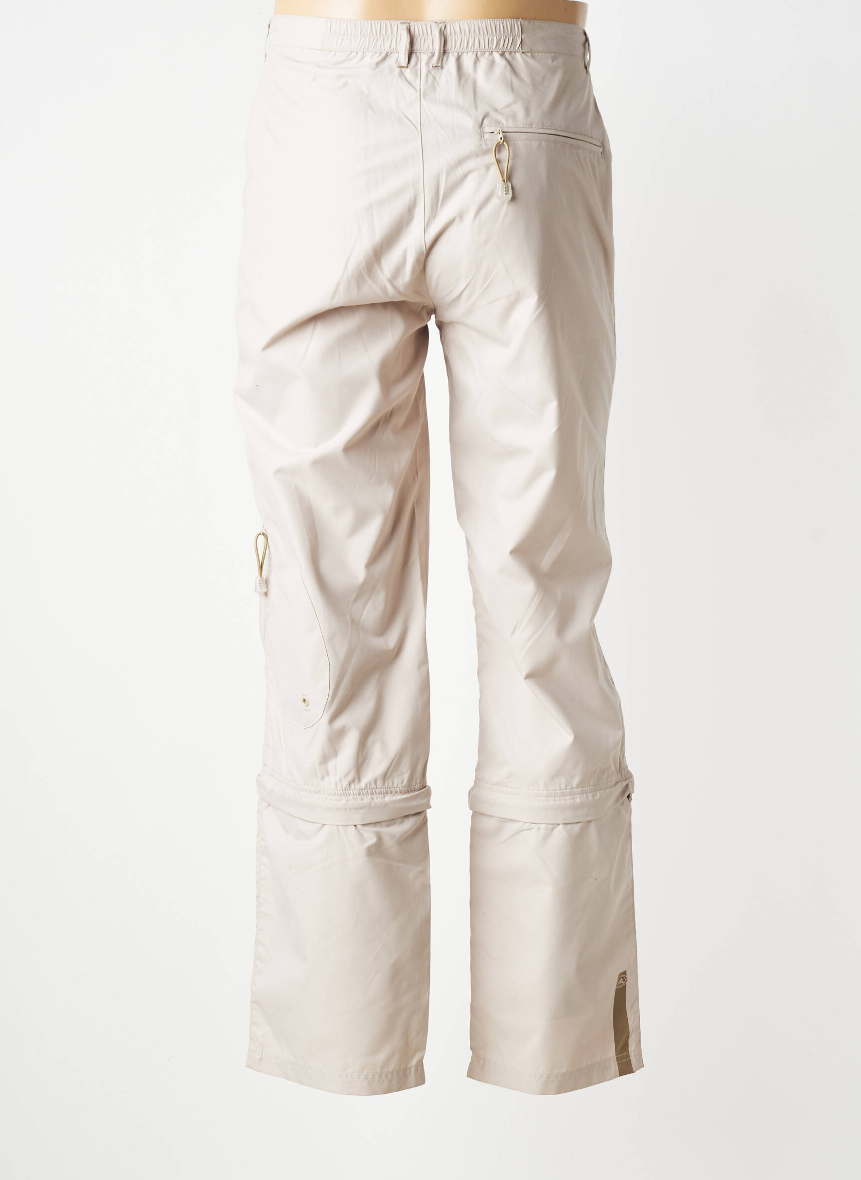 Pantalon droit tissage popeline taille normale beige CBK homme