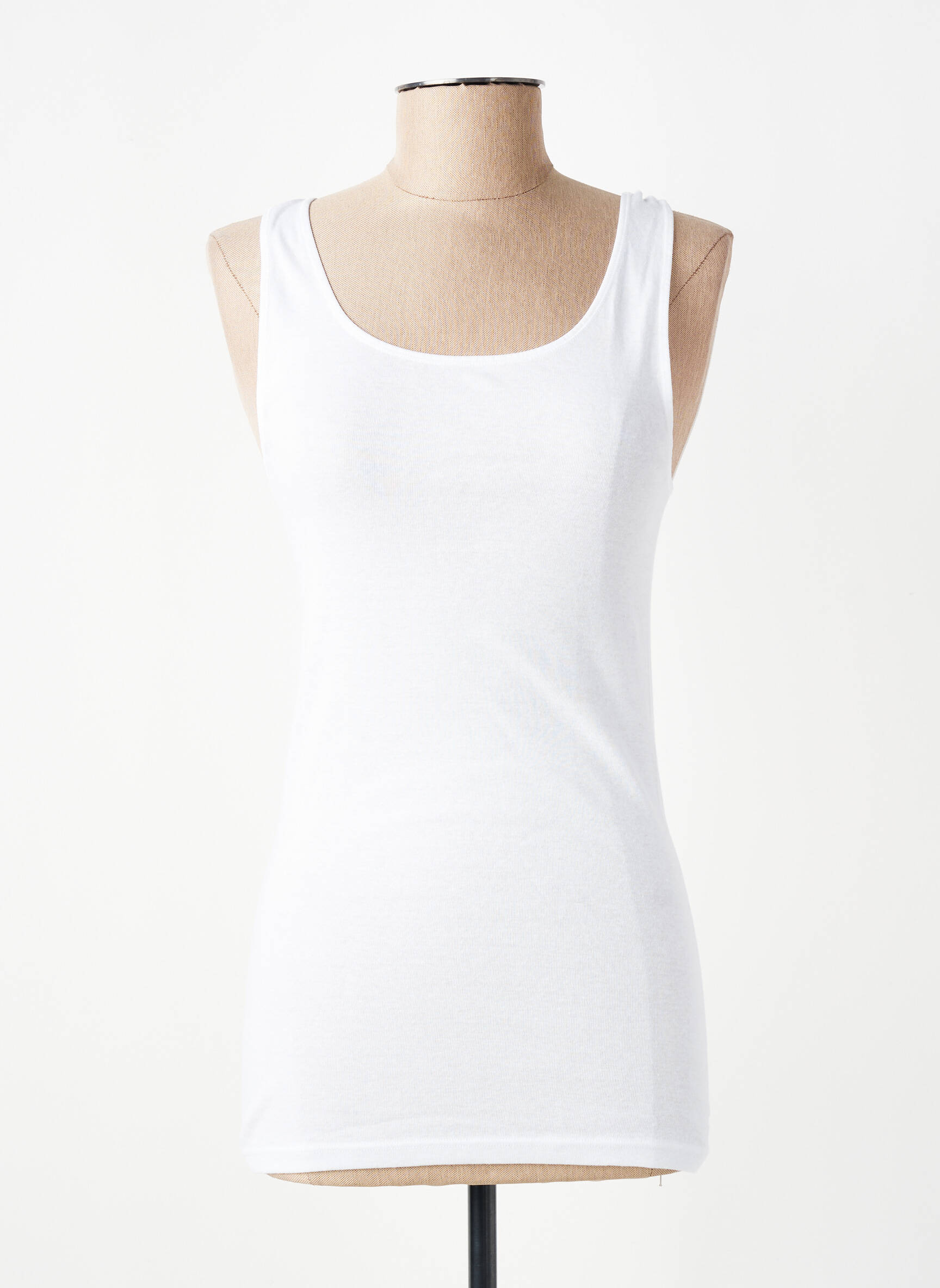 Top/caraco tissage jersey blanc TRIUMPH femme