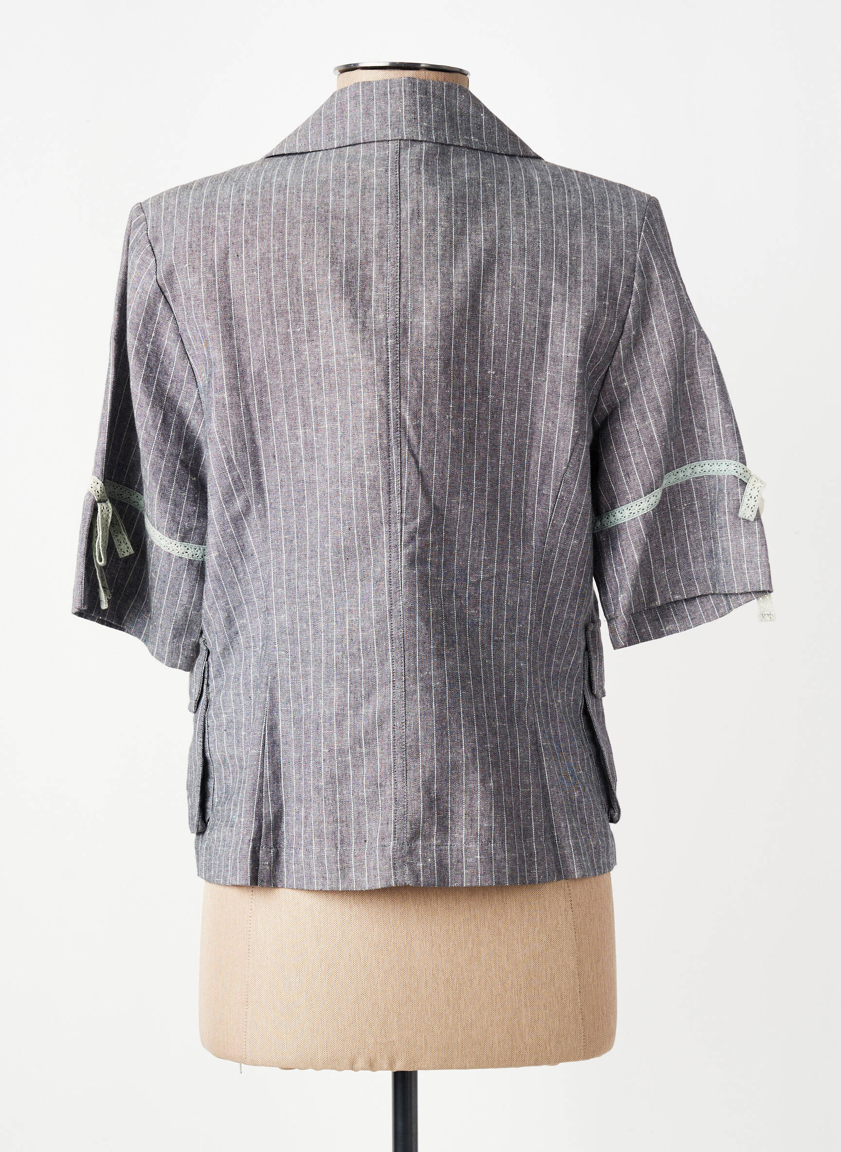 Veste casual col tailleur gris LUCCHINI femme